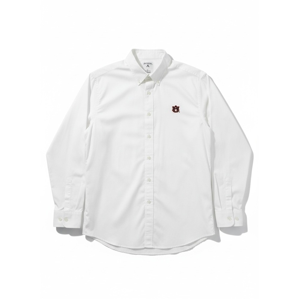Antigua Auburn Tigers Men XL White Button Down Long Sleeve Shirt College NCAA